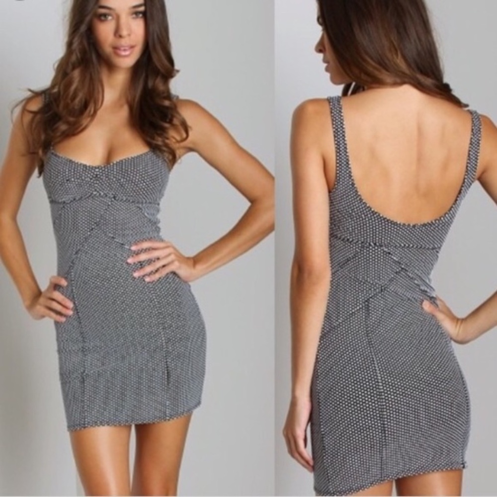 FREE PEOPLE Intimately Microdot Bodycon Dress